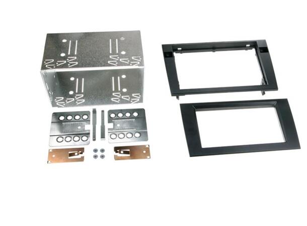 2-DIN monteringsramme - Sort Audi A4 (2001-2007) 